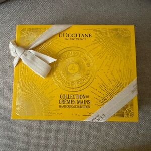 L'OCCITANE hand cream collection gift set- Bright Yellow Box with Cream Ribbon